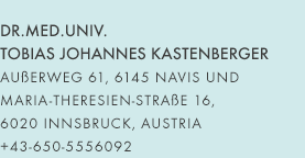 Adresse von Tobias Kastenberger